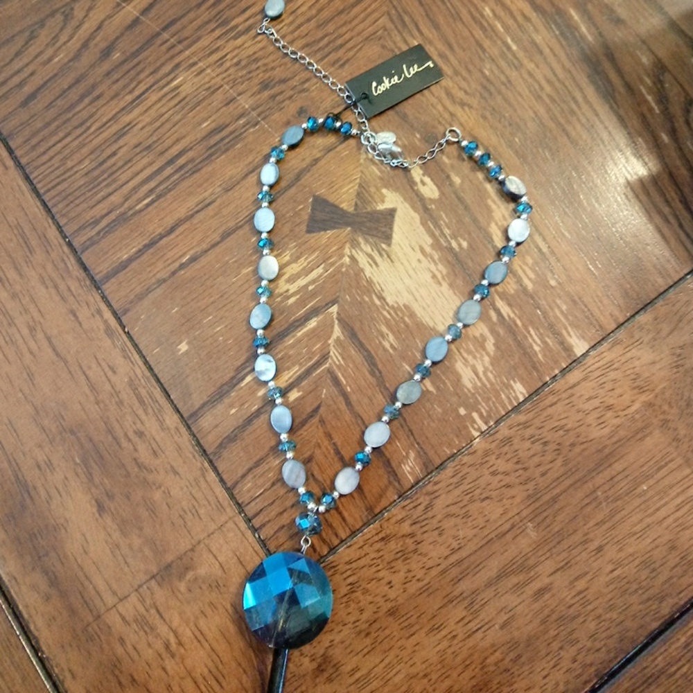Blue necklace